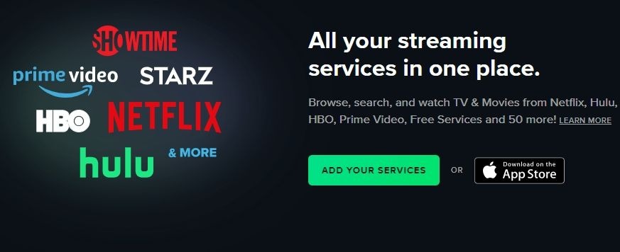 - Most amazing website: Reelgood